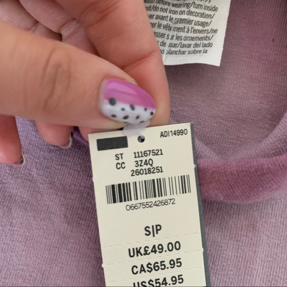 Victorias Secret PINK | NWT Tie Dye Oversized Turtleneck Tunic Sweatshirt - Picture 3 of 10